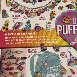 Puffy Charms - 249 Pieces To Create A Variety Of Art- New