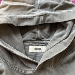 Buck Mason Men’s Faded Green Pullover Hoodie