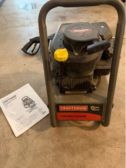 Craftsman pressure washer 4.0 horsepower