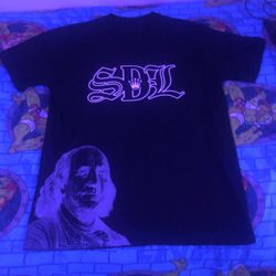 black sdl tee