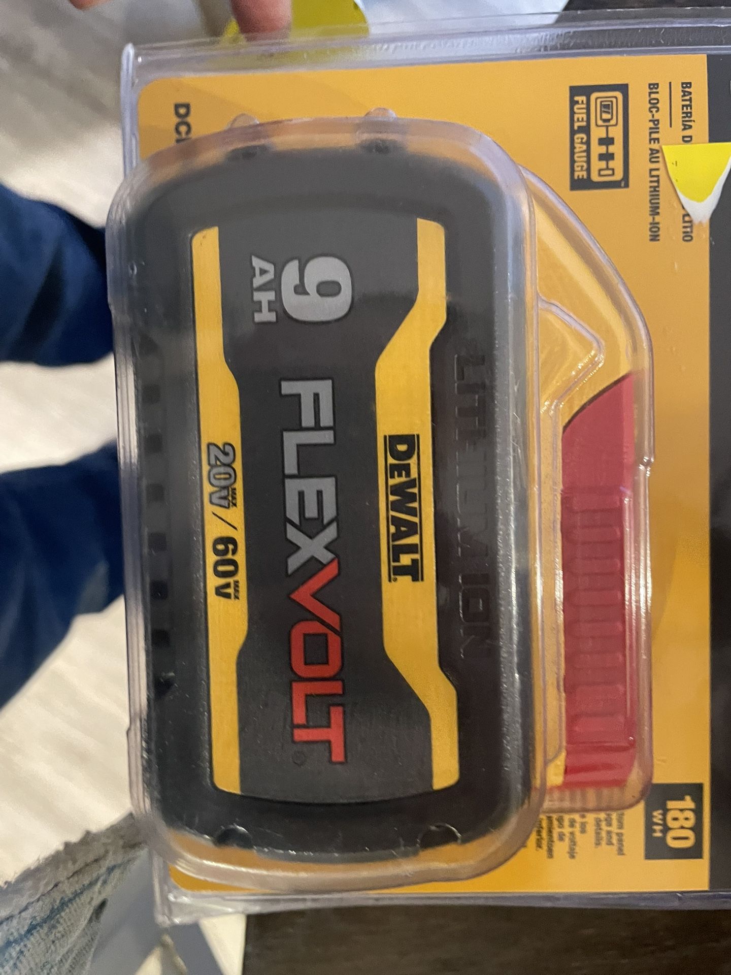 DEWALT FLEXVOLT 20V/60V MAX Lithium-Ion 9.0Ah Battery