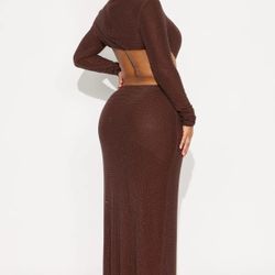 Rhinestone Maxi Dress 