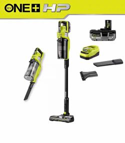 RYOBI ONE+ HP 18V Cordless Pet Stick Vacuum Cleaner Kit with 4.0 Ah HIGH PERFORMANCE Battery