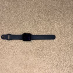 Apple Watch, black, adjustable band 