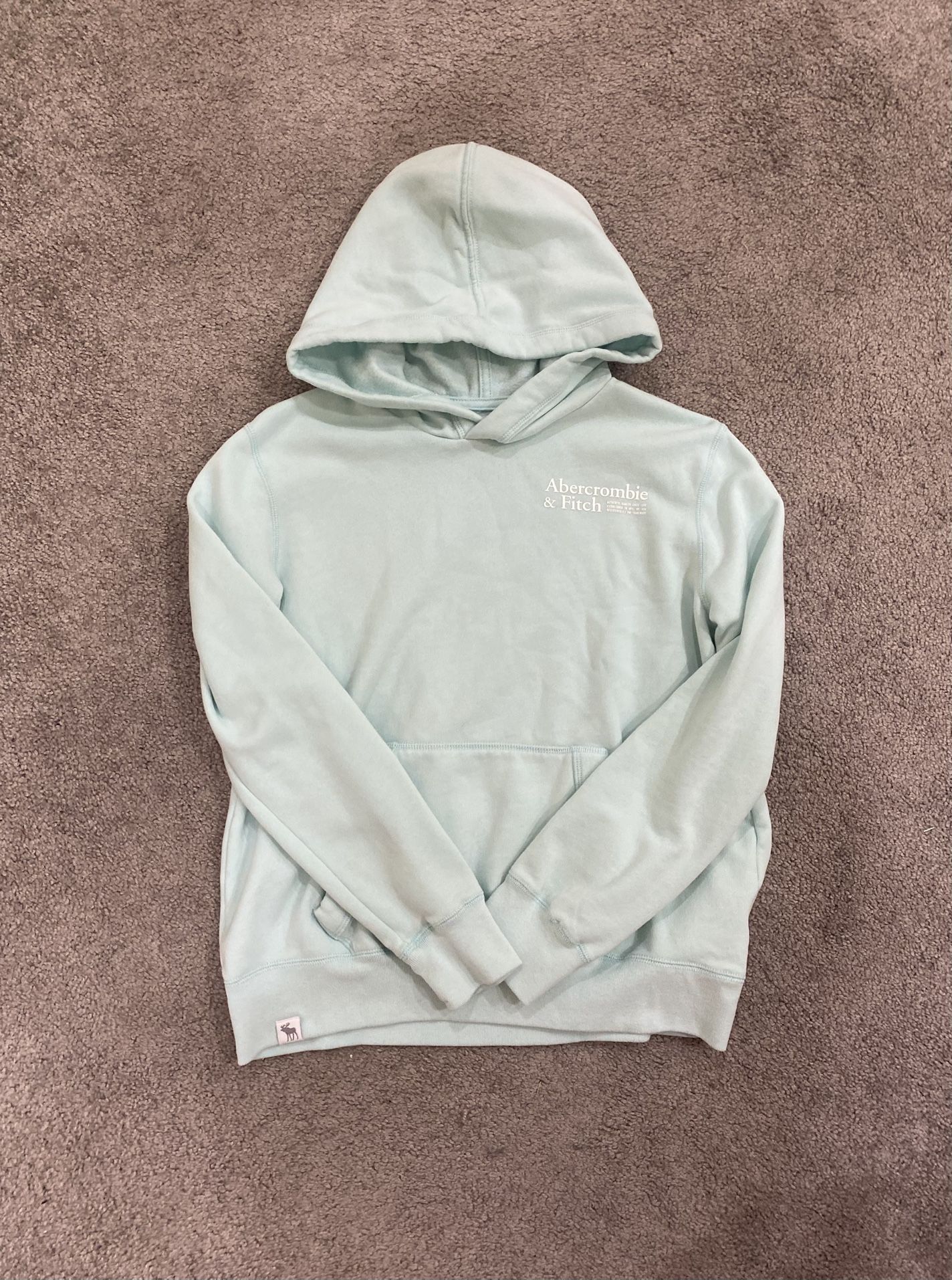 Girls Abercrombie Kids Fleece Hoodie Size 15/16 Teal