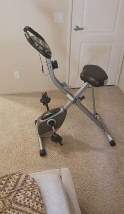 Exerpeutic Folding Upright Exercise Bike