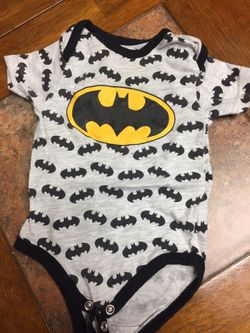 Batman. 3- 6 M new onesies