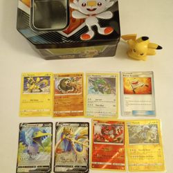 Pokemon Cards And Tin 