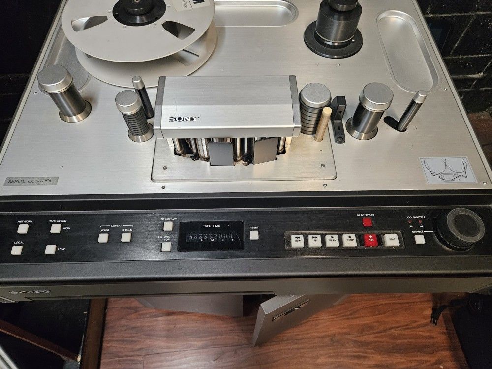 Sony APR-24 2" 24-Track Tape Machine with Remote Control Unit & Cables