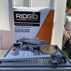 RIDGID 6.5 Amp Corded 7 in. Table Top Wet Tile Saw