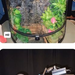 Good Size Terrarium With Everything Included And More