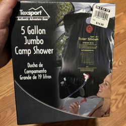 Texsport 5 Gallon Jumbo Camp Shower 