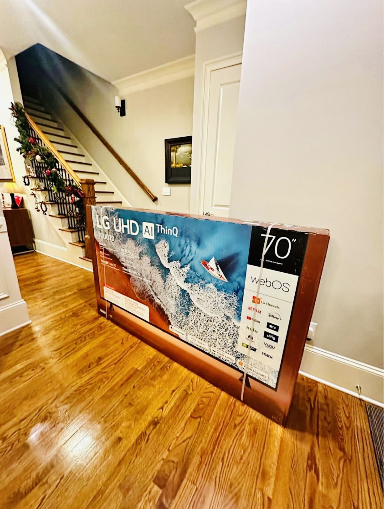 LG 70" Class UQ7070 Series 4K UHD Smart TV  Brand New In Box  Will Deliver Locally