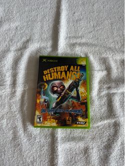 Original Xbox Destroy All Humans game