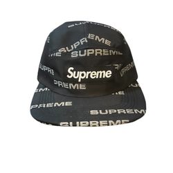 Supreme reflective Jacquard Camp Cap