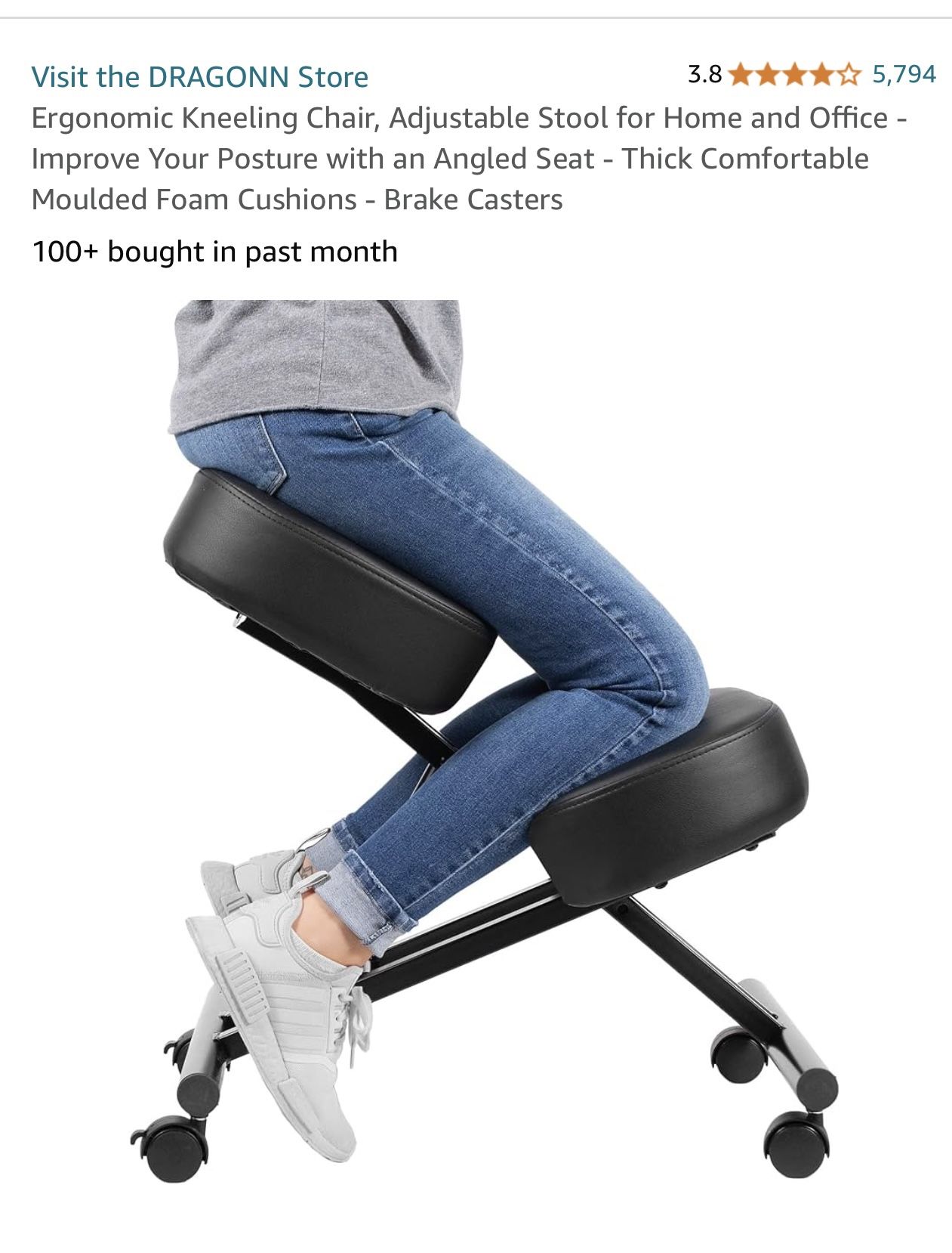 Ergonomic Kneeling Chair . 