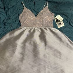 Beautiful Silvery Purple Dress