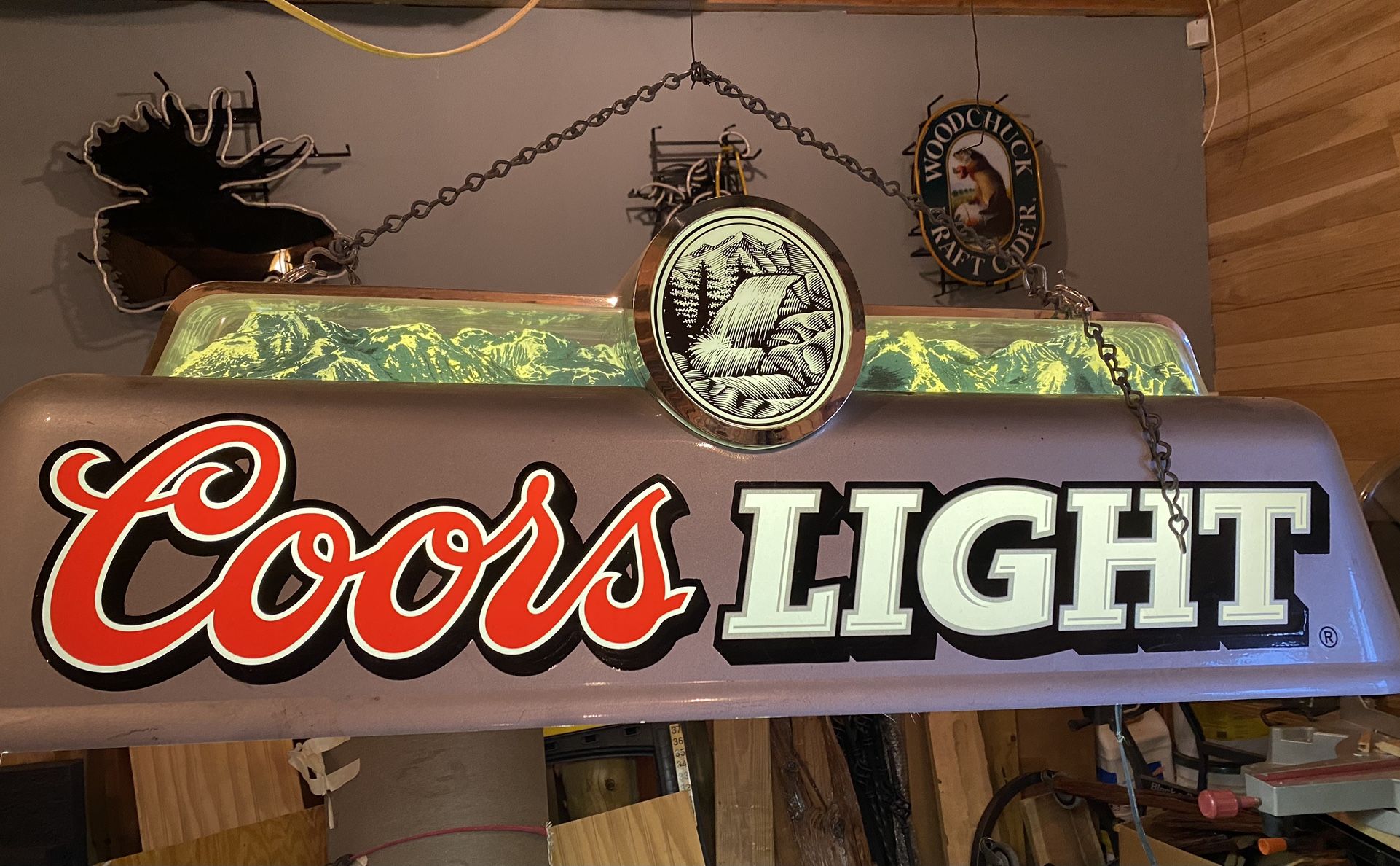 Coors Light Pool Table Light