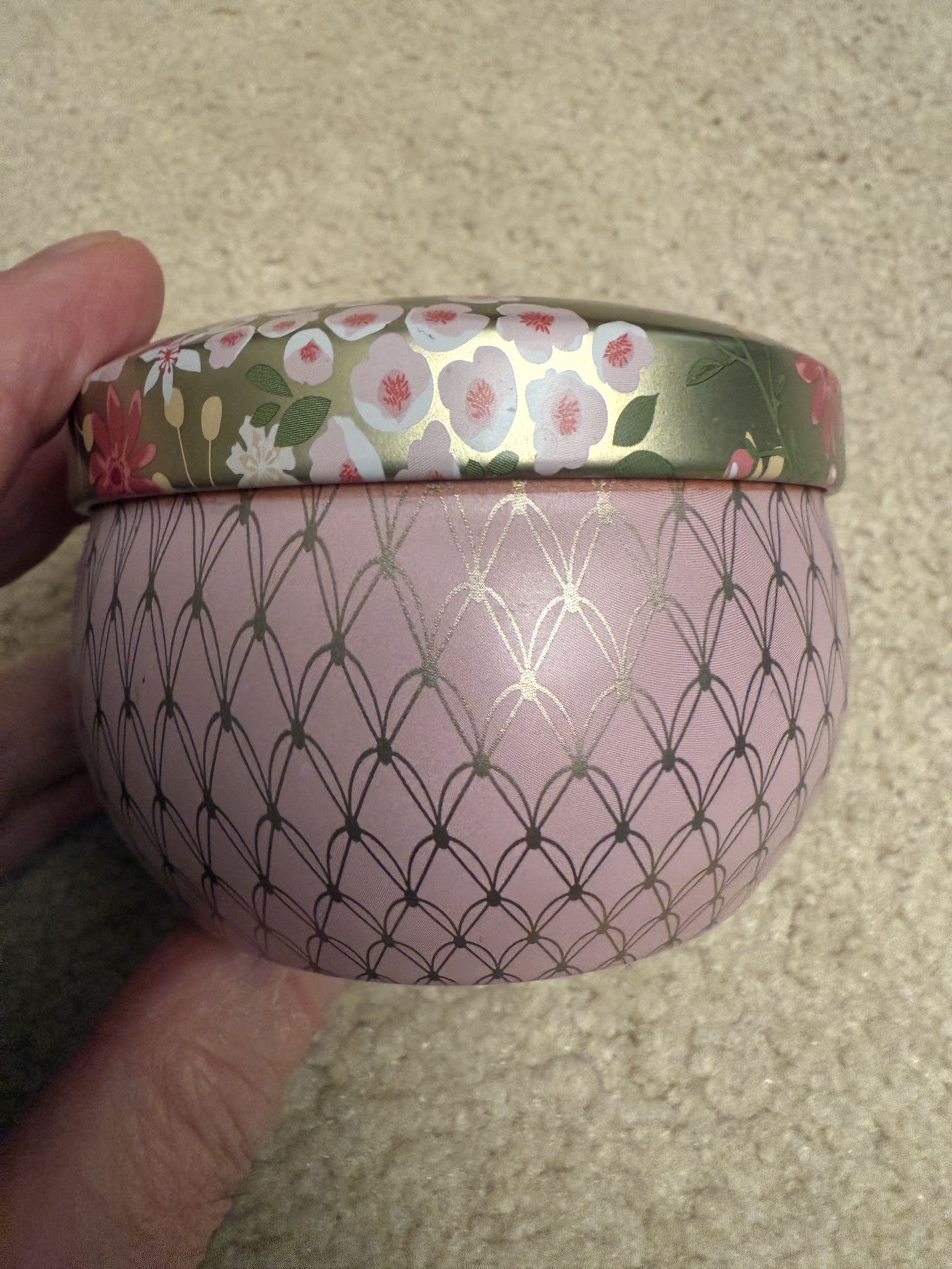 Love That You’re My Grandma Floral Tin Candle - francesca's The Love That You're My Grandma Floral Tin Candle is a blend of fresh melon and coconut co