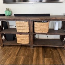 Solid Wood Console Table 