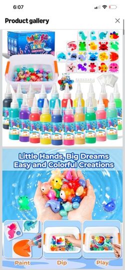Magic Water Elf Toy Kit - Aqua Fairy DIY Squishy Maker