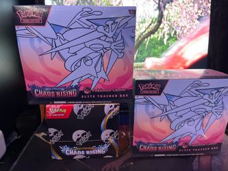 Chaos rising etb and booster box pc