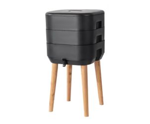 Expert Gardener Compost Bin with 6-Gallon Capacity and 360-Degree Airflow