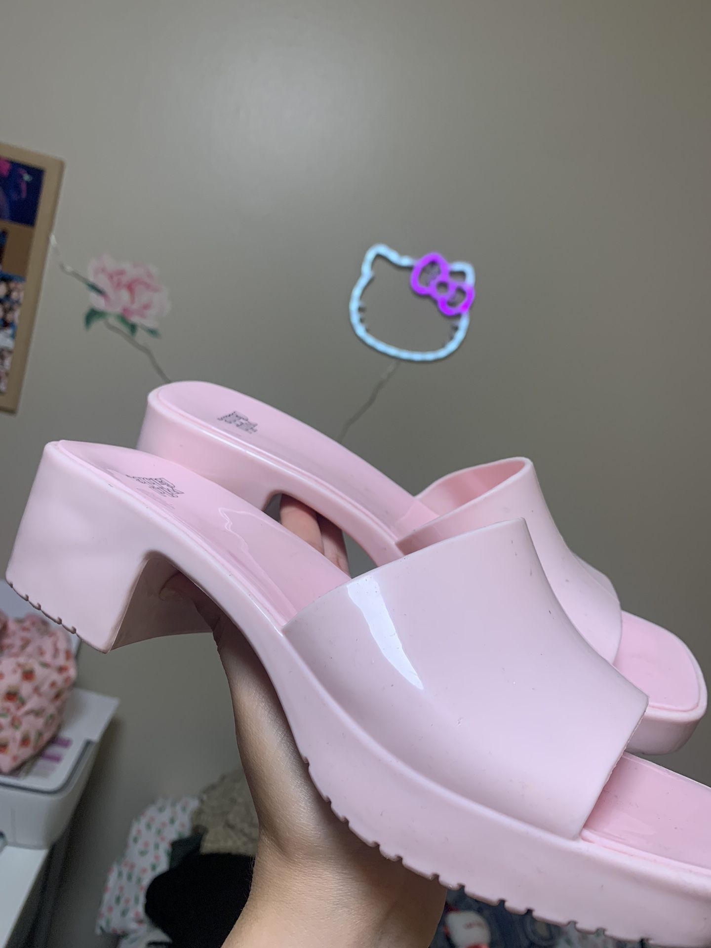 Pink Y2k Wedges 
