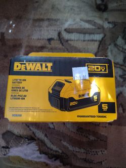 DeWalt 20v 5ah battery NEW