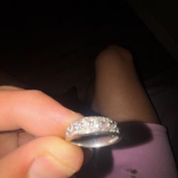 10k Gold Ring Size 9 & 14k White Gold Ring With Genuine Diamonds Size 7