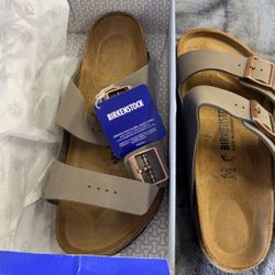 birkenstocks arizona stone brand new