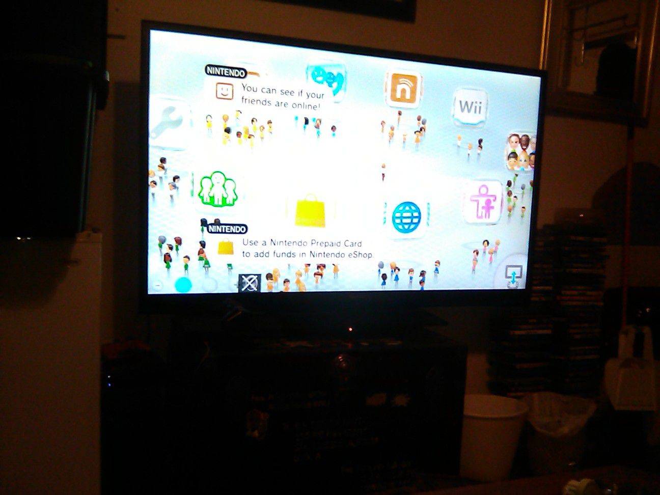 Nintendo Wii U console with screen pad and controller
