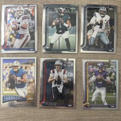 2025 Topps NFL Chrome QB’s