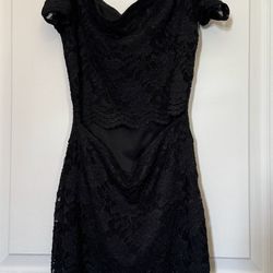 Black Glitter Dress