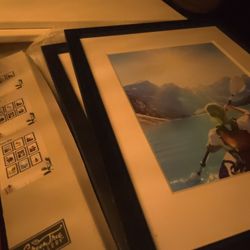 2 Pictures Framed New Open Box And Canvas