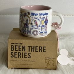 Disney Parks 50th Anniversary Magic Kingdom Been There ORNAMENT Mug Starbucks