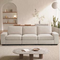 Modular Sofa with storage & USB charging - Beige