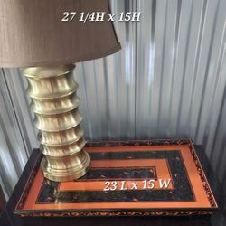 Beautiful Lacquer Chinoiserie Large Tray 