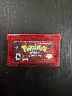 Authentic Pokemon Ruby for GBA
