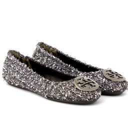 BRAND NEW Tory Burch Sparkly Tweed Ballet Flats