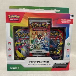 Pokemon First Partner Illustration Collection Series 1 Box Set Sealed