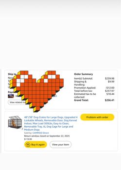 Two dog crates