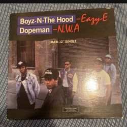 N.W.A& Eazy-E - Boyz N The Hood& Dopeman Vinyl 