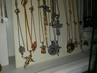 Gold plated necklaces