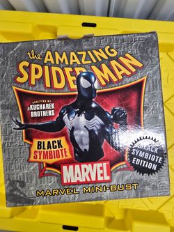Amazing Spider-man Black Symbiote suit Mini- Bust