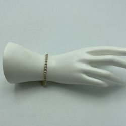 10kt Yellow Gold 2.00cttw Diamond Tennis Bracelet 