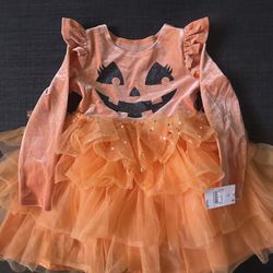 Festive Halloween Dress 4t
