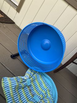 Animal wheel and pouch