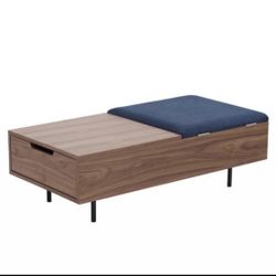 Back to school Special Offer Limited！Coffee Table with Storage 15.75'' H X 47.24'' W X 23.62'' D