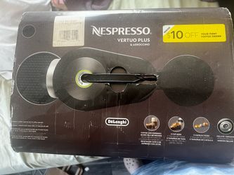 Never used nespresso machine